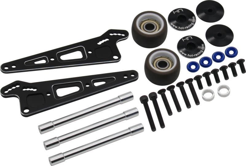 HRALMJ133R01 ALUMINUM WHEELIE BAR FOR LOSI LMT