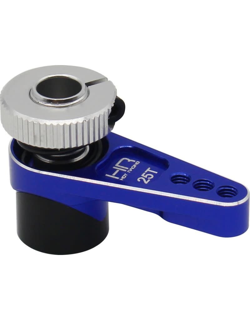 HOT RACING HRALMJ48SH25 ALUMINUM 25T ADJUSTABLE SERVO SAVER FOR LOSI LMT