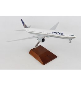 SKYMARKS SKR5103 1/200 UNITED 777-300 W/ WOOD STAND