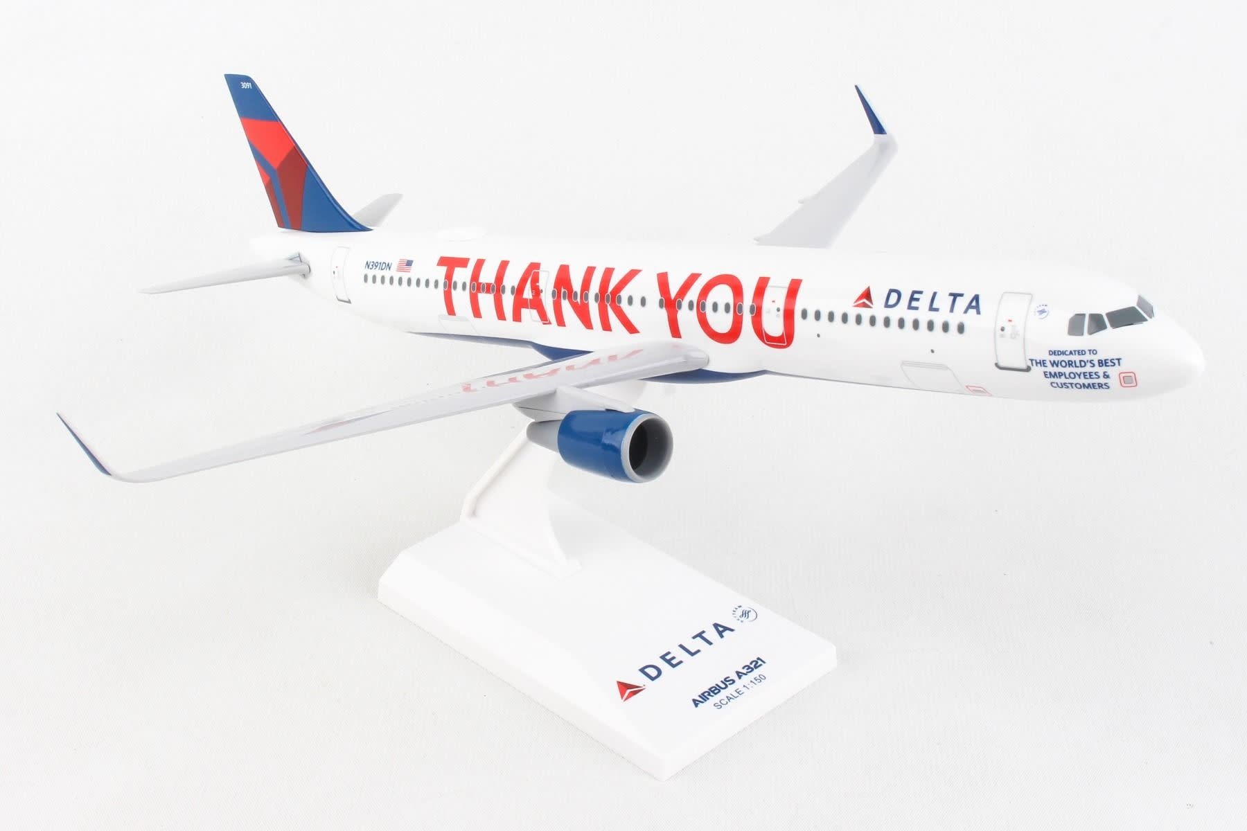 SKR1057 1/150 DELTA A321 THANK YOU - My Tobbies - Toys & Hobbies