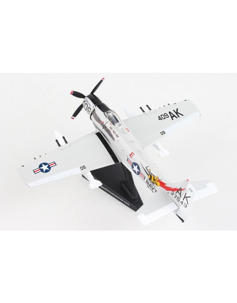 POSTAGE STAMP PS5364-3 1/110 A-1H SKYRAIDER USN PAPOOSE FLIGHT