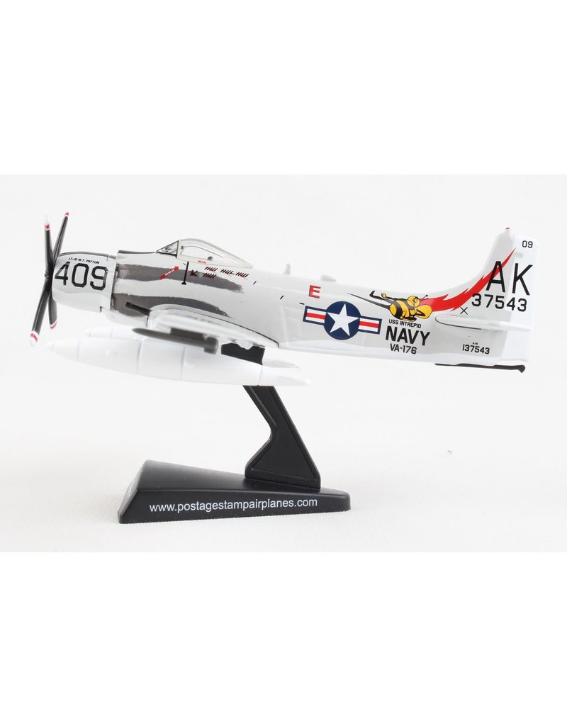POSTAGE STAMP PS5364-3 1/110 A-1H SKYRAIDER USN PAPOOSE FLIGHT