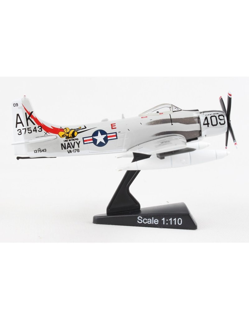POSTAGE STAMP PS5364-3 1/110 A-1H SKYRAIDER USN PAPOOSE FLIGHT