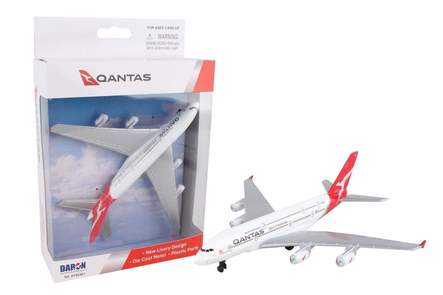 Qantas A380 - Single Plane