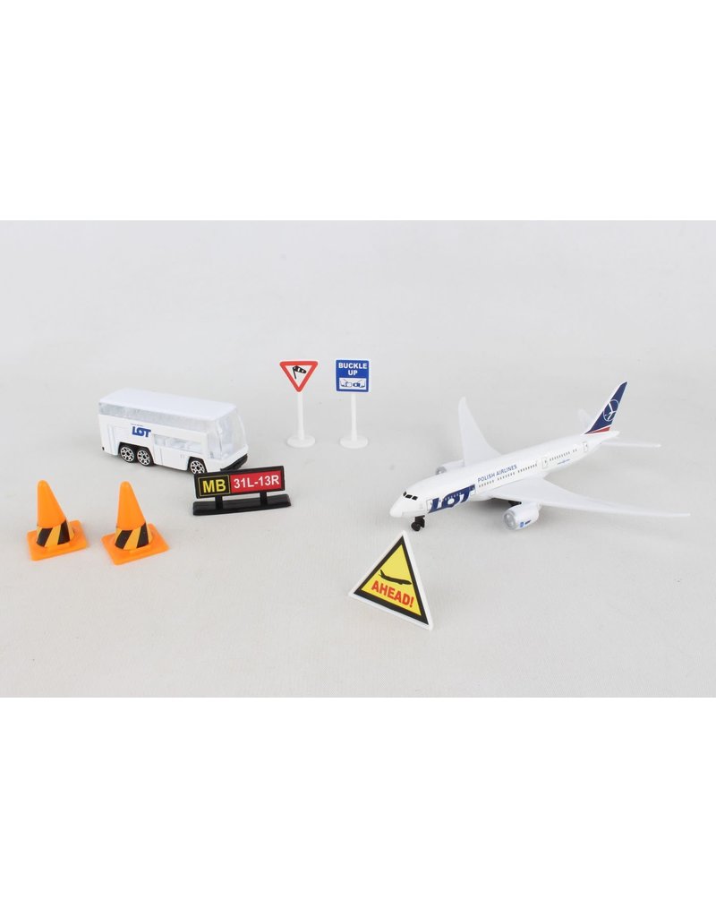 REALTOY RT3511 LOT AIRLINES SMALL PLAYSET