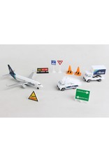 REALTOY RT3991-1 ALASKA AIRLINES AIRPORT PLAY SET NEW LIVERY