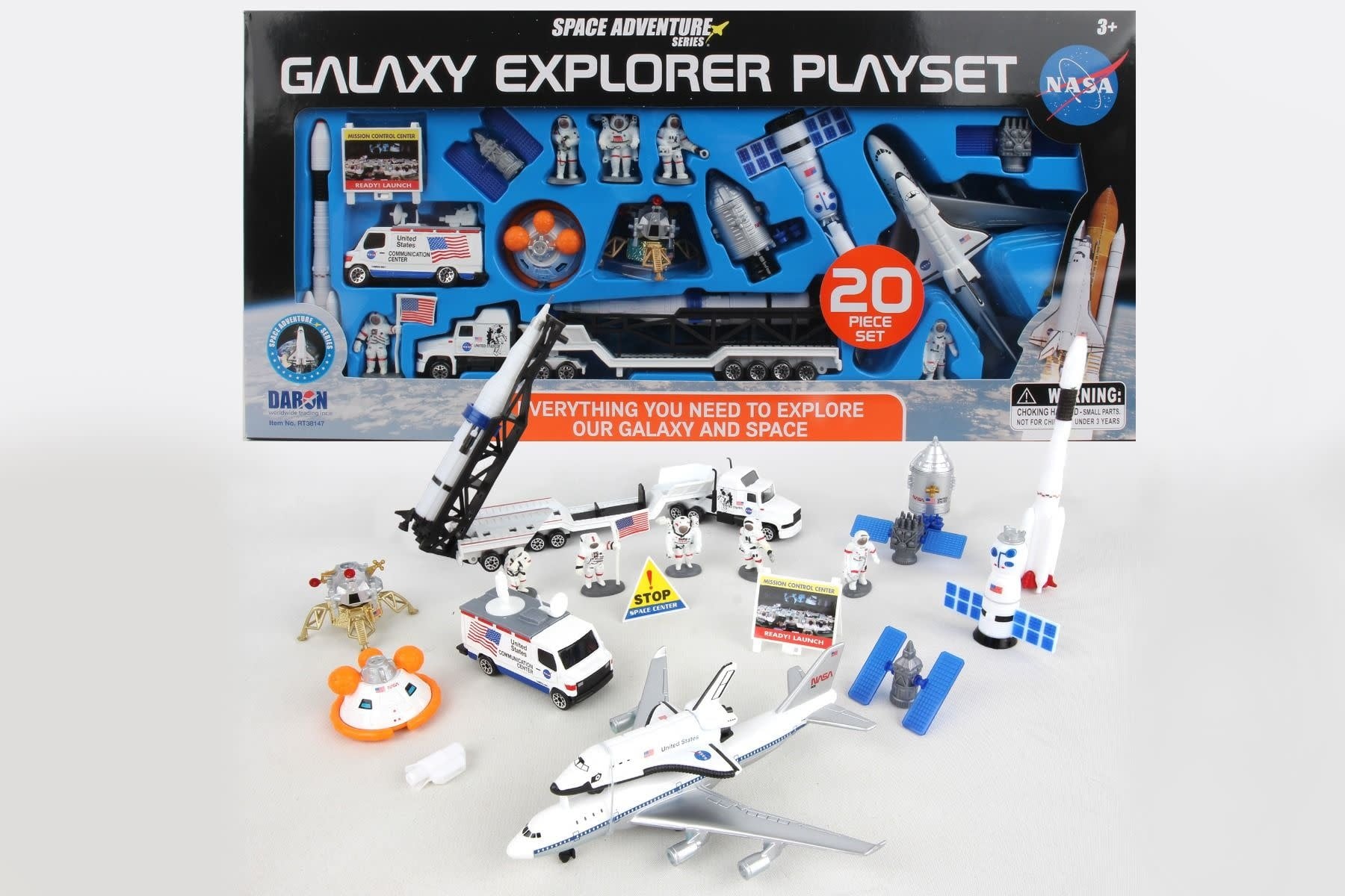 RT38147 SPACE SHUTTLE 20 PIECE PLAYSET