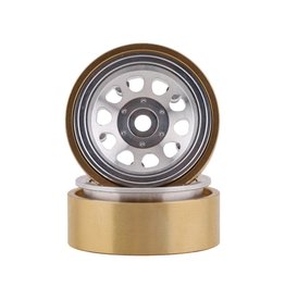 SSD RC SSD00464 1.0 ALUMINUM /BRASS D HOLE WHEELS