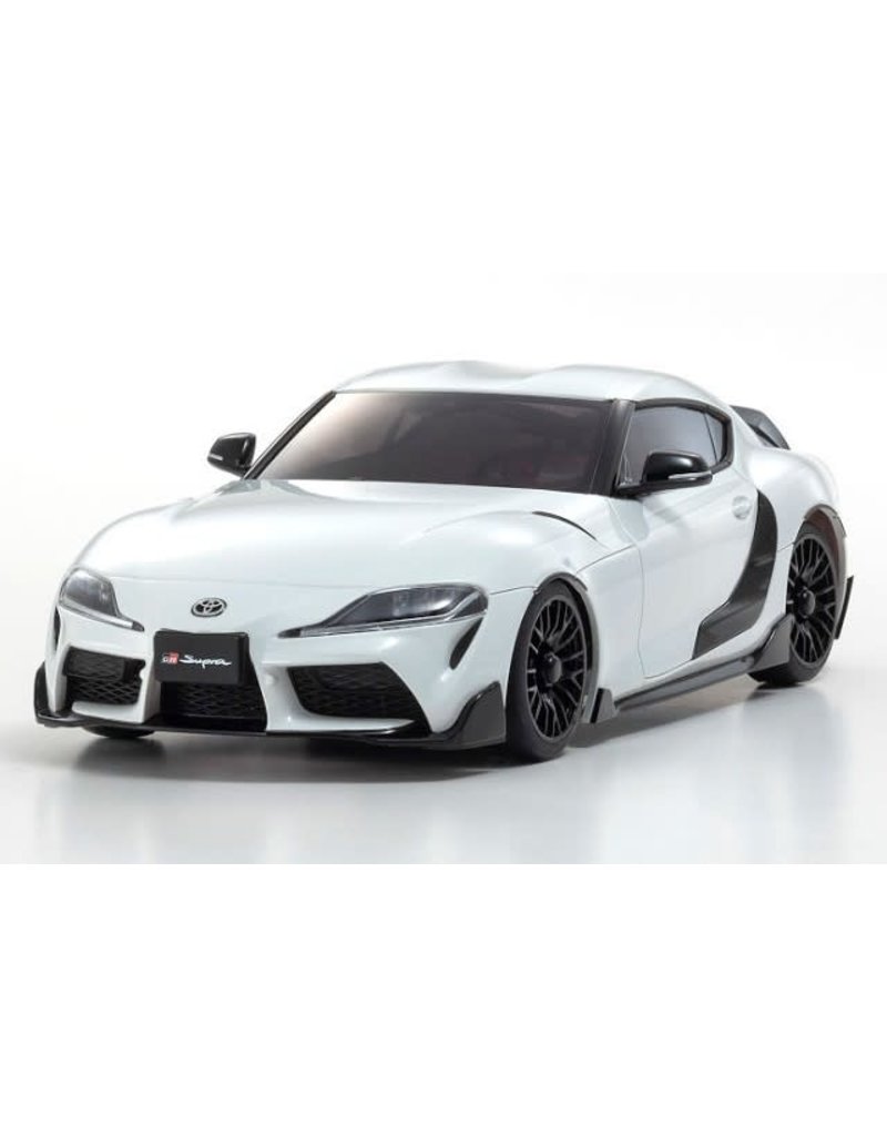 KYOSHO KYO32626W MINI-Z AWD MA-020 READYSET TOYOTA GR SUPRA TRD: WHITE METALLIC