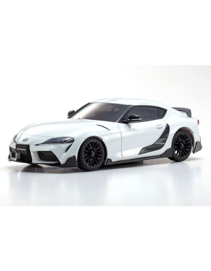 KYOSHO KYO32626W MINI-Z AWD MA-020 READYSET TOYOTA GR SUPRA TRD: WHITE METALLIC