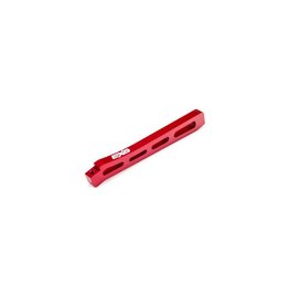 ARRMA ARA320565 FRONT CENTER CHASSIS BRACE ALUMINUM 118MM RED