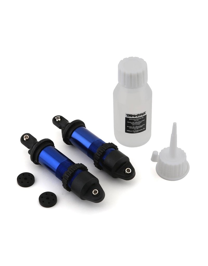 TRAXXAS TRA8961 SHOCKS, GT-MAXX , ALUMINUM (BLUE-ANODIZED) (FULLY ASSEMBLED W/O SPRINGS) (2)