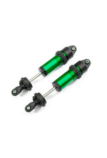TRAXXAS TRA8961G SHOCKS, GT-MAXX , ALUMINUM (GREEN-ANODIZED) (FULLY ASSEMBLED W/O SPRINGS) (2)