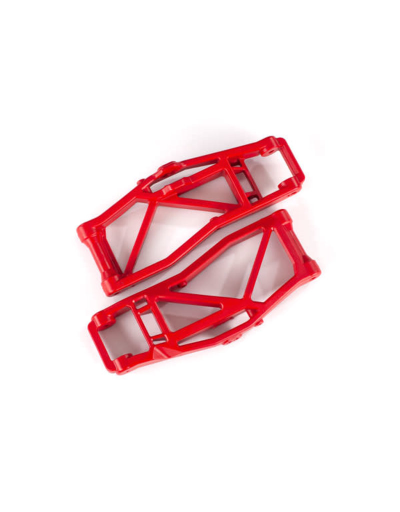TRAXXAS TRA8999R SUSPENSION ARMS, LOWER, RED (LEFT AND RIGHT, FRONT OR REAR) (2) (FOR USE WITH #8995 WIDEMAXX  SUSPENSION KIT)