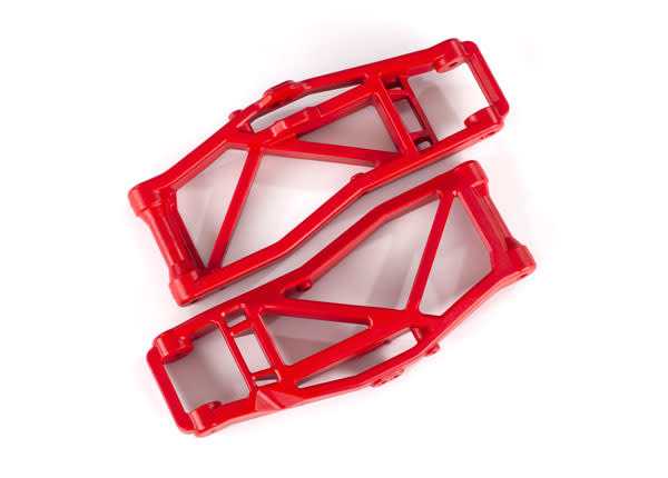 TRA8999R SUSPENSION ARMS, LOWER, RED (LEFT AND RIGHT, FRONT OR REAR) (2) (FOR USE WITH #8995 WIDEMAXX SUSPENSION KIT)