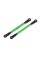 TRAXXAS TRA8997G TOE LINKS, FRONT (TUBES GREEN-ANODIZED, 6061-T6 ALUMINUM) (2) (FOR USE WITH #8995 WIDEMAXX  SUSPENSION KIT)