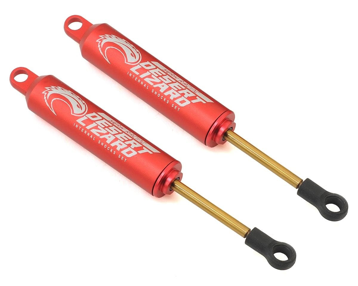 YEA-DDL-100RD 100MM DESERT LIZARD TWO STAGE INTERNAL SPRING SHOCK (2) (RED)