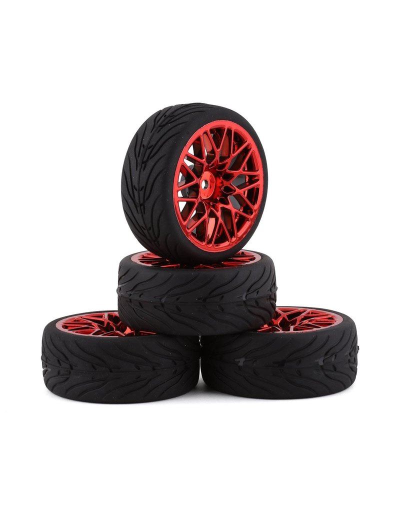 YEAH RACING YEA-WL-0108 SPEC T LS WHEEL OFFSET RED