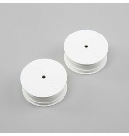 TLR TLR43017 FRONT WHEEL, STIFFEZEL, 12MM HEX, WHITE (2): 22 4.0