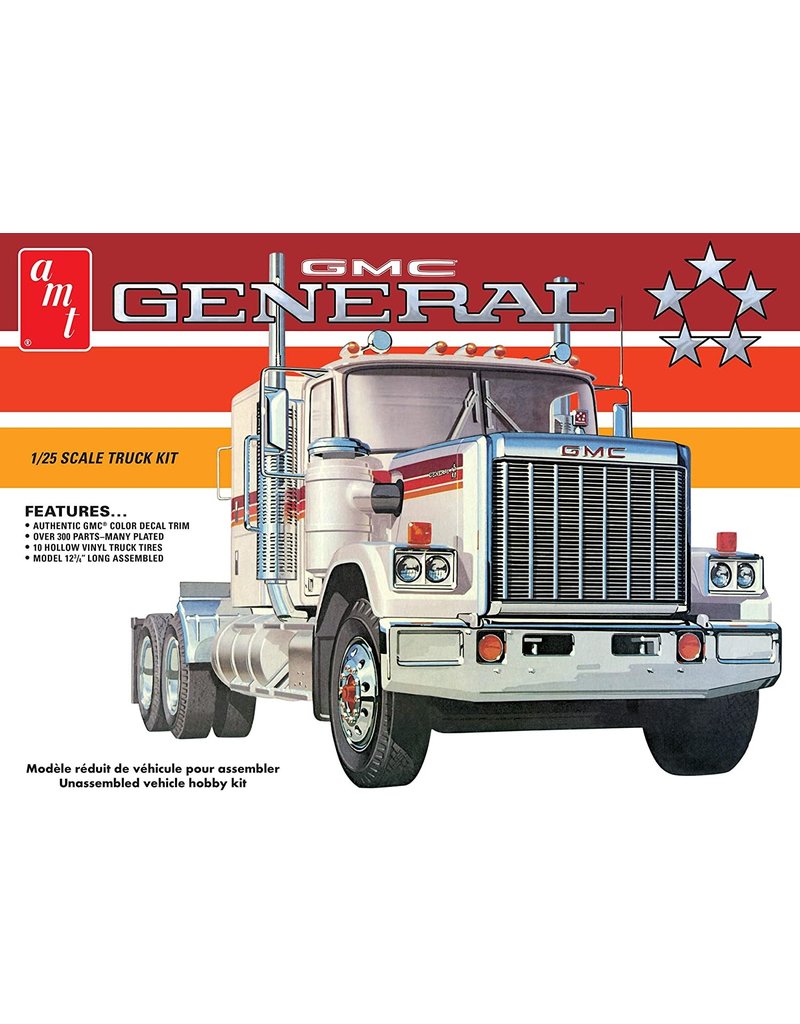 AMT AMT1272 1/25 1976 GMC GENERAL SEMI TRACTOR 1 PLASTIC MODEL KIT