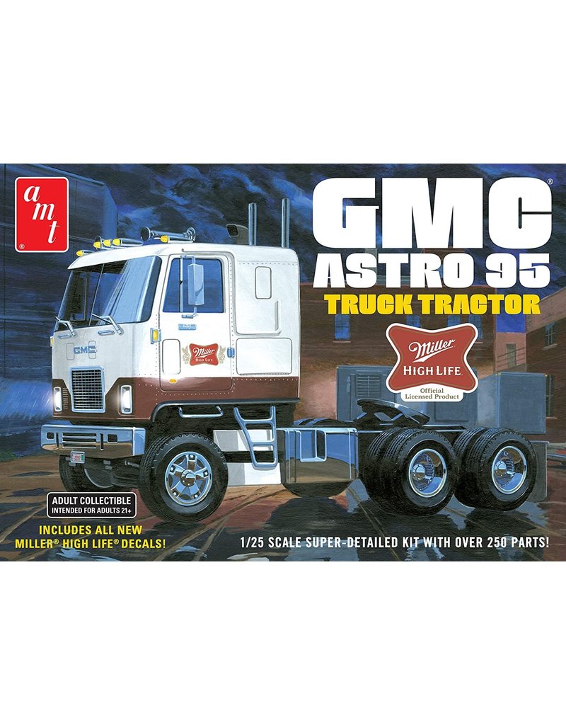 AMT AMT1230 1/25 GMC ASTRO 95 SEMI TRACTOR MILLE PLASTIC MODEL KIT