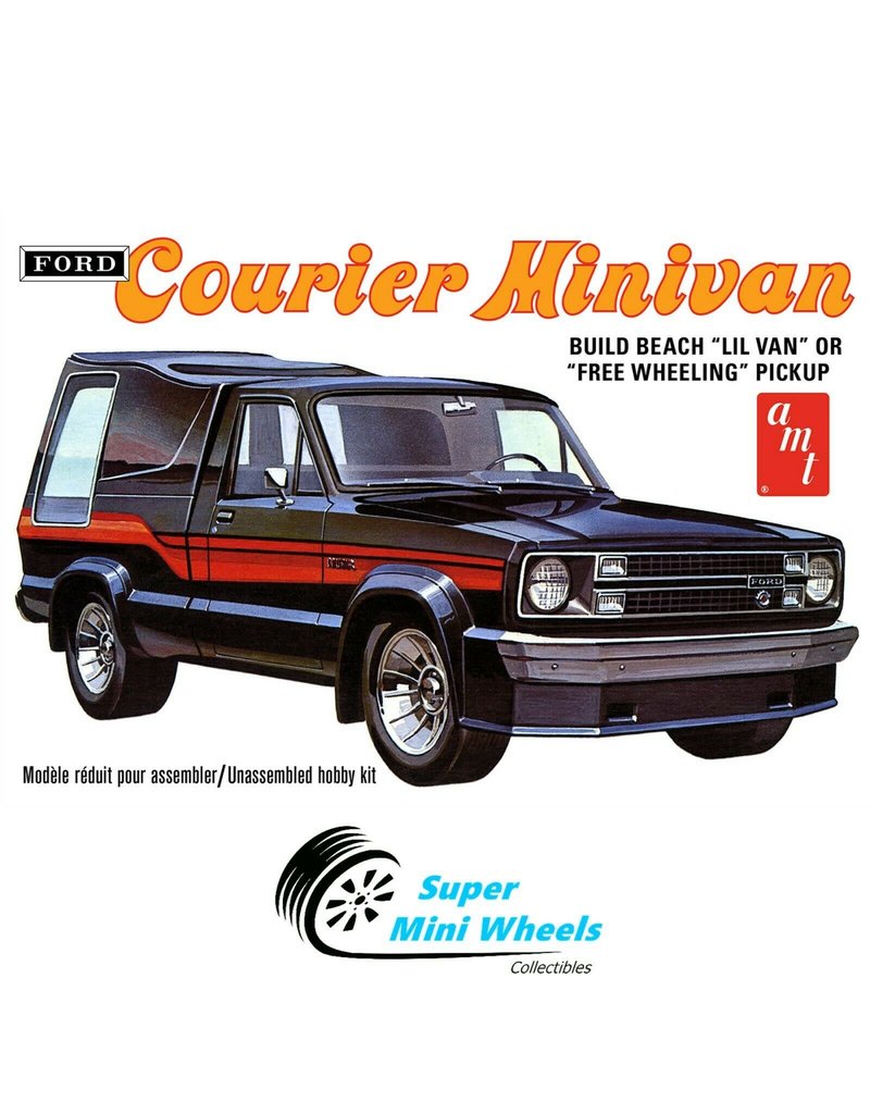 AMT AMT1210M 1/25 1978 FORD COURIER MINIVAN PLASTIC MODEL KIT