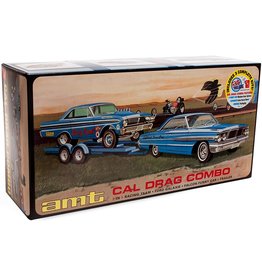 AMT AMT1223 1/25 1964 CAL DRAG COMBO GALAXIE AWB FALCON & TRAILR