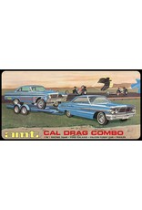 AMT AMT1223 1/25 1964 CAL DRAG COMBO GALAXIE AWB FALCON & TRAILR