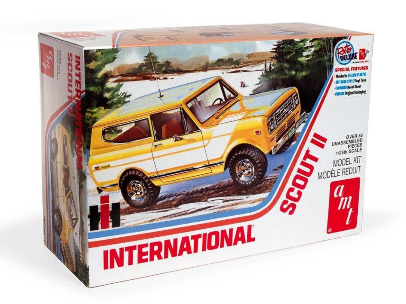AMT1248 1/25 1977 INTERNATIONAL HARVESTER SCOUT II PLASTIC MODEL KIT
