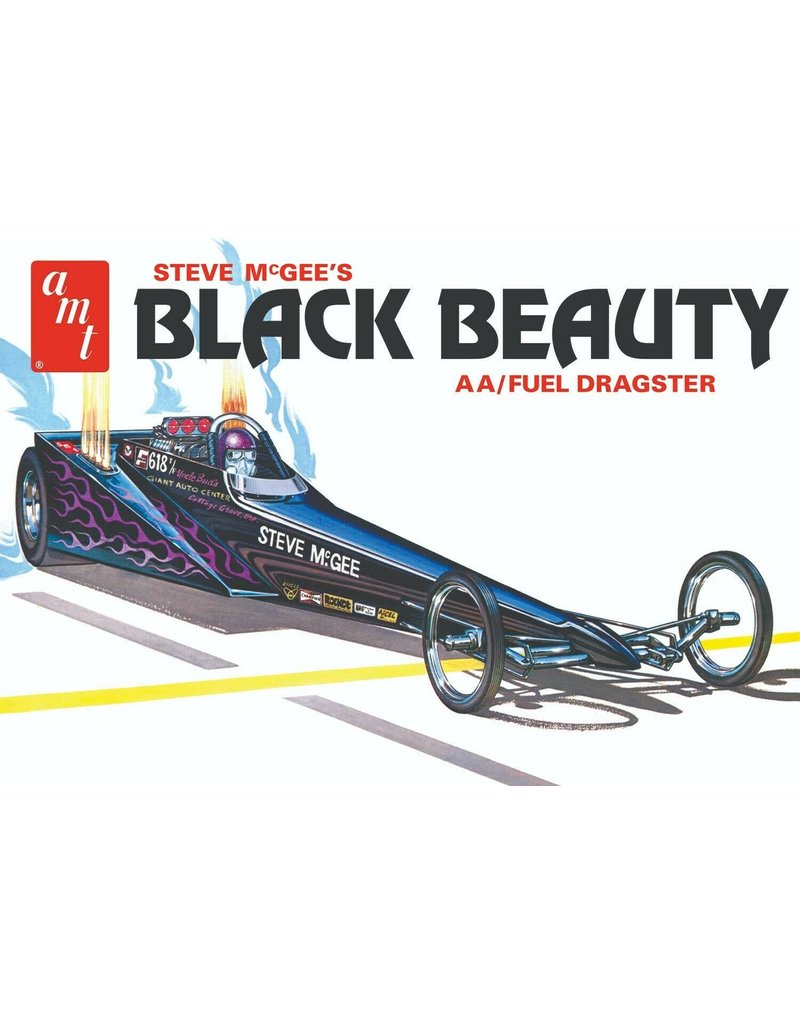 AMT AMT1214 1/25 STEVE MCGEE BLACK BEAUTY WEDGE DRAGSTER