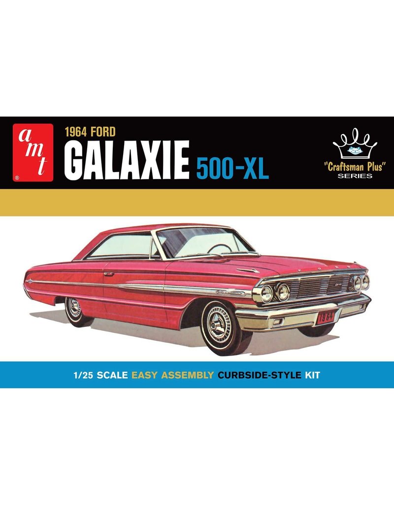 AMT AMT1261 1/25 1964 FORD GALAXIE PLASTIC MODEL KIT