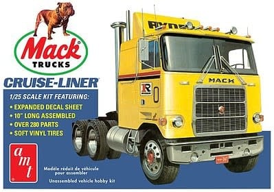 AMT1062 1/25 MACK CRUISE-LINER SEMI TRACTOR PLASTIC MODEL KIT