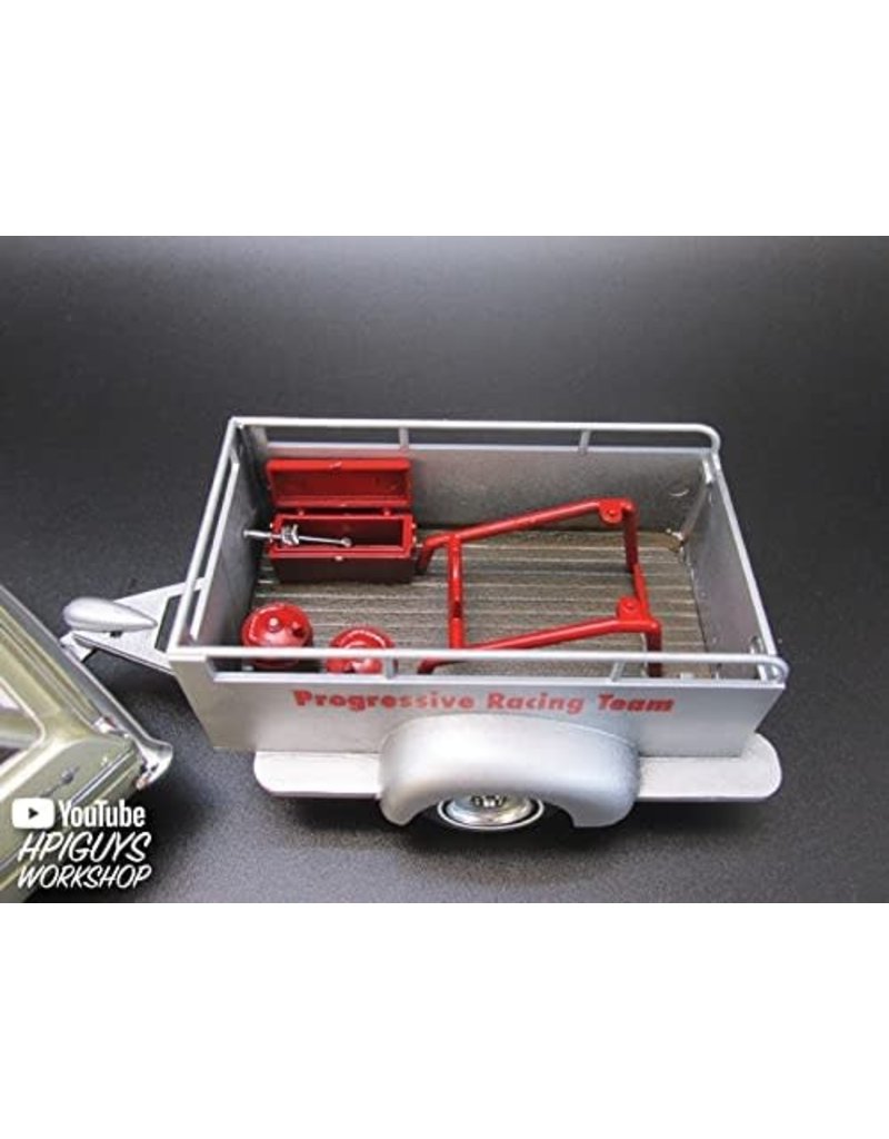 AMT AMT1201 1/25 1963 CHEVY II STATION WAGON W/TRAILER PLASTIC MODEL KIT