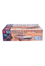 AMT AMT1201 1/25 1963 CHEVY II STATION WAGON W/TRAILER PLASTIC MODEL KIT