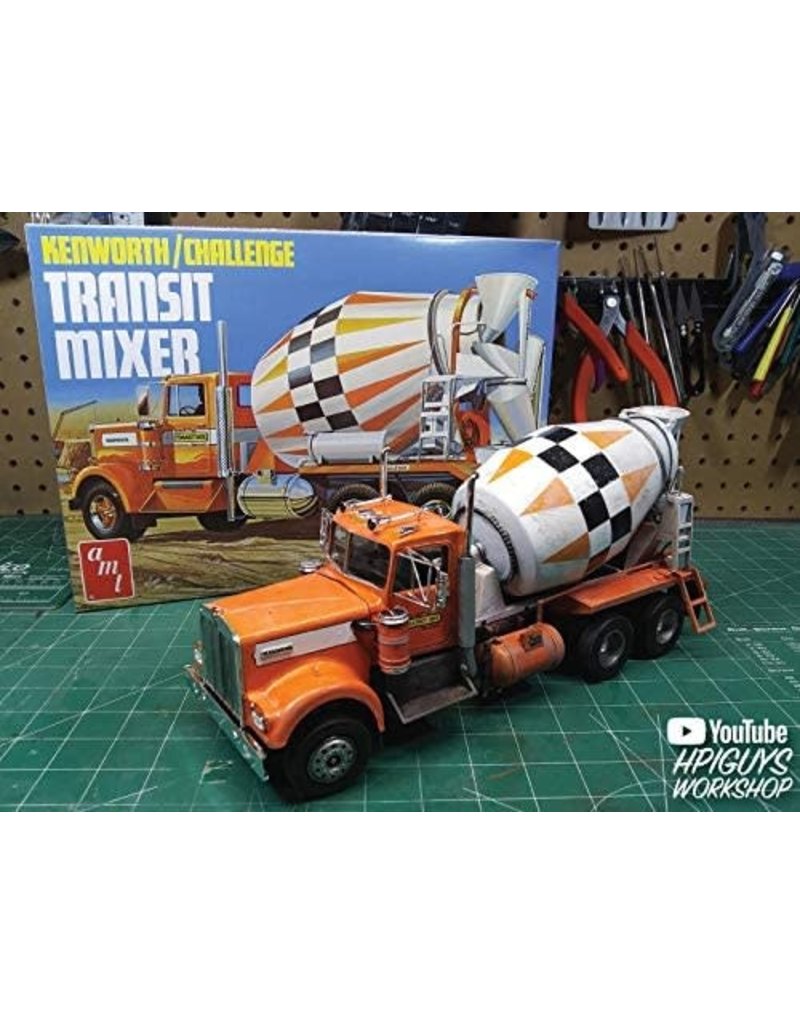 AMT AMT1215 1/25 KENWORTH CHALLENGE TRANSIT CEMENT MIXER