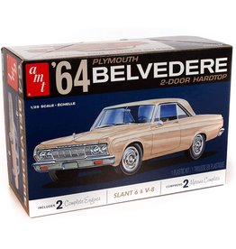 AMT AMT1188M 1/25 1964 PLYMOUTH BELVEDERE W/ STRAIGHT 6 ENGINE