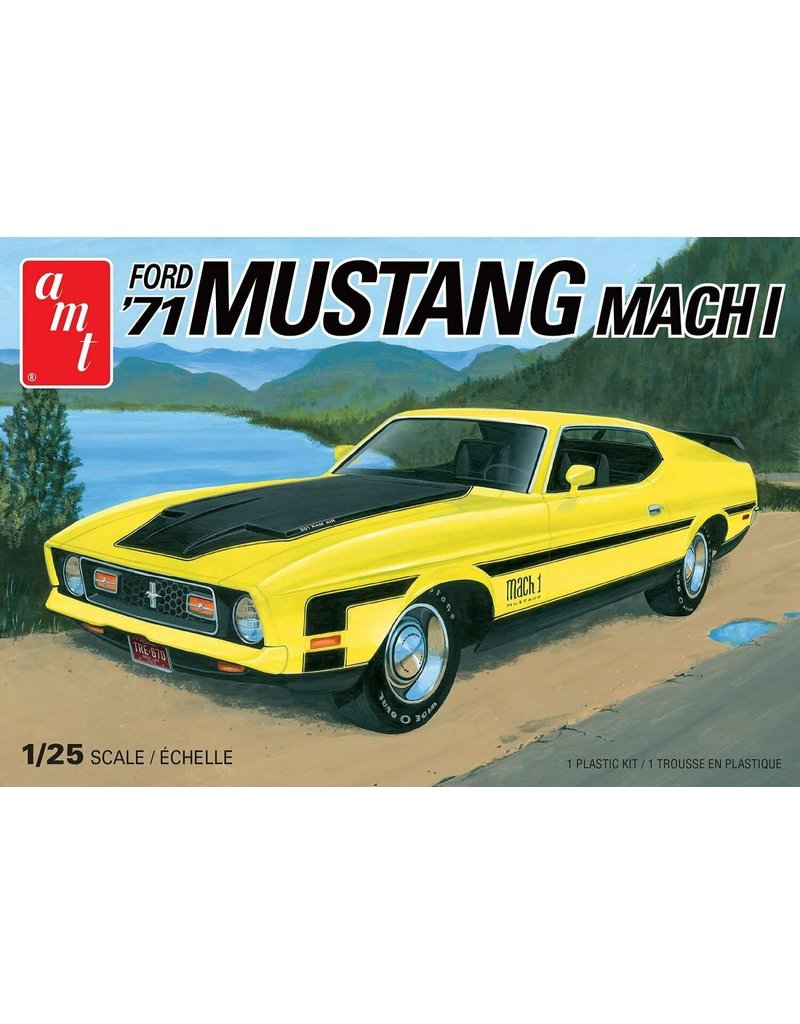 AMT AMT1262M 1/25 1971 MUSTANG MACH 1 PLASTIC MODEL KIT