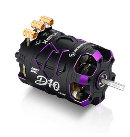 HOBBYWING HWI30401136 XERUN D10 DRIFT MOTOR 10.5T 4600KV, SPIRIT EDITION: PURPLE