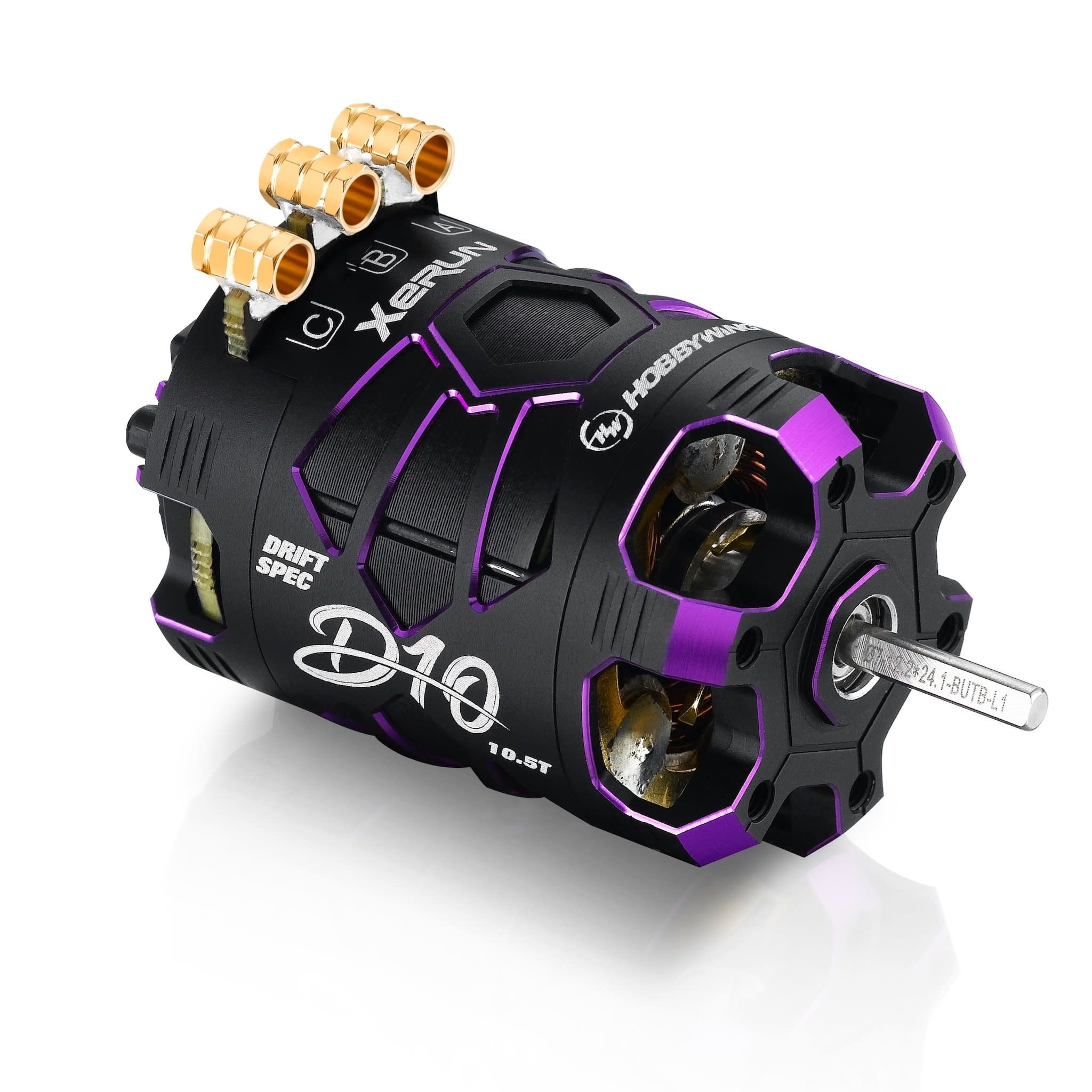 30401136 - Xerun D10 Brushless Drift Motor - 10.5T Spirit Purple