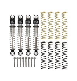 HOT RACING HRASXTF428LT ALUMINUM LONG TRAVEL SHOCKS FOR AXIAL SCX24