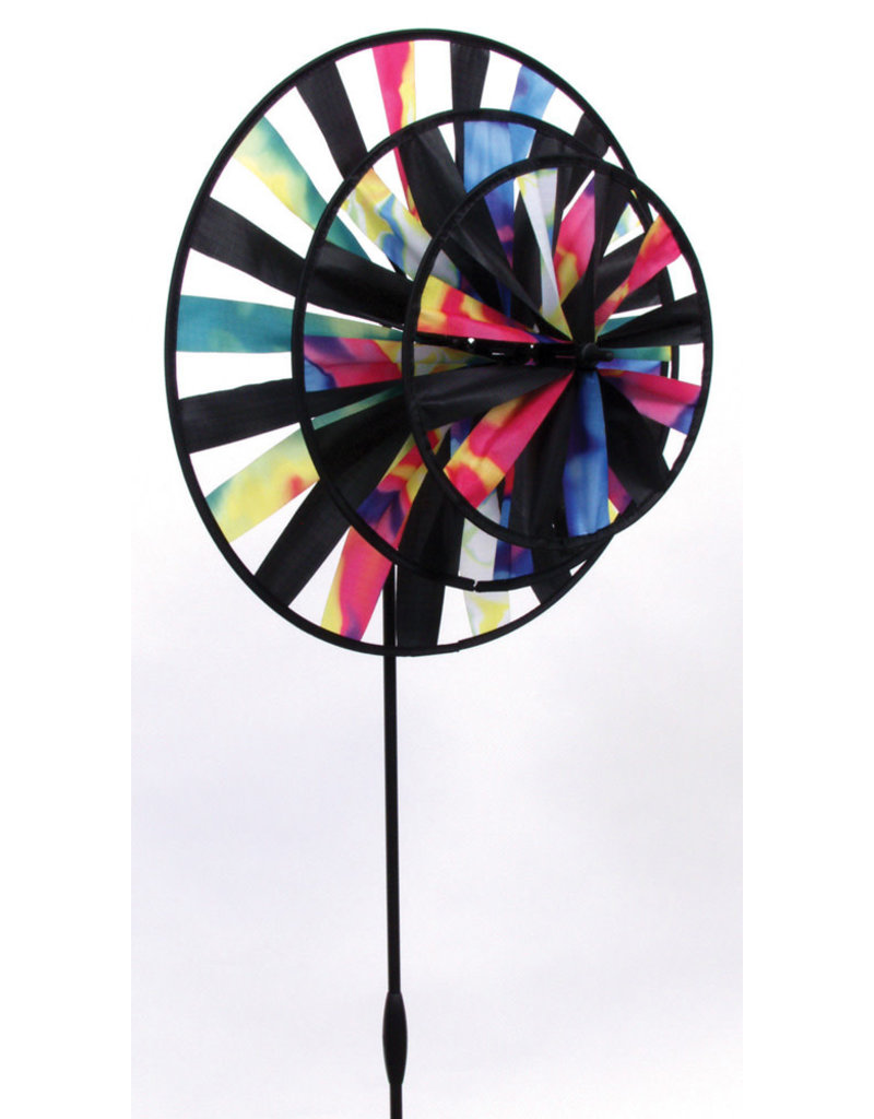 SKYDOG KITES SKK40602 TIE-DYE 3-WHEEL PINWHEEL