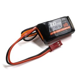 SPEKTRUM SPMX3003SJ30 3S LIPO 11.1V 300MAH 30C BATTERY: JST