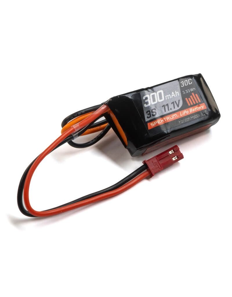 SPEKTRUM SPMX3003SJ30 3S LIPO 11.1V 300MAH 30C BATTERY: JST