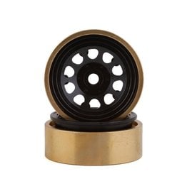 SSD RC SSD00458 1.0 ALUMINUM/BRASS D HOLE WHEELS