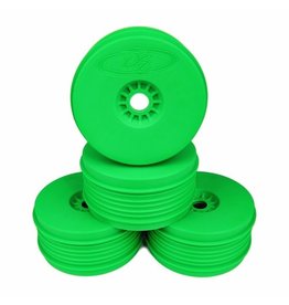 DE RACING DERPSB8G SPEEDLINE PLUS BUGGY WHEELS FOR 1/8 BUGGY / GREEN