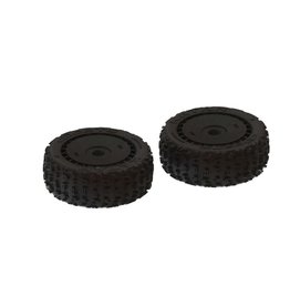 ARRMA ARA550058 DBOOTS 'KATAR B 6S' TIRE SET BLACK (2)