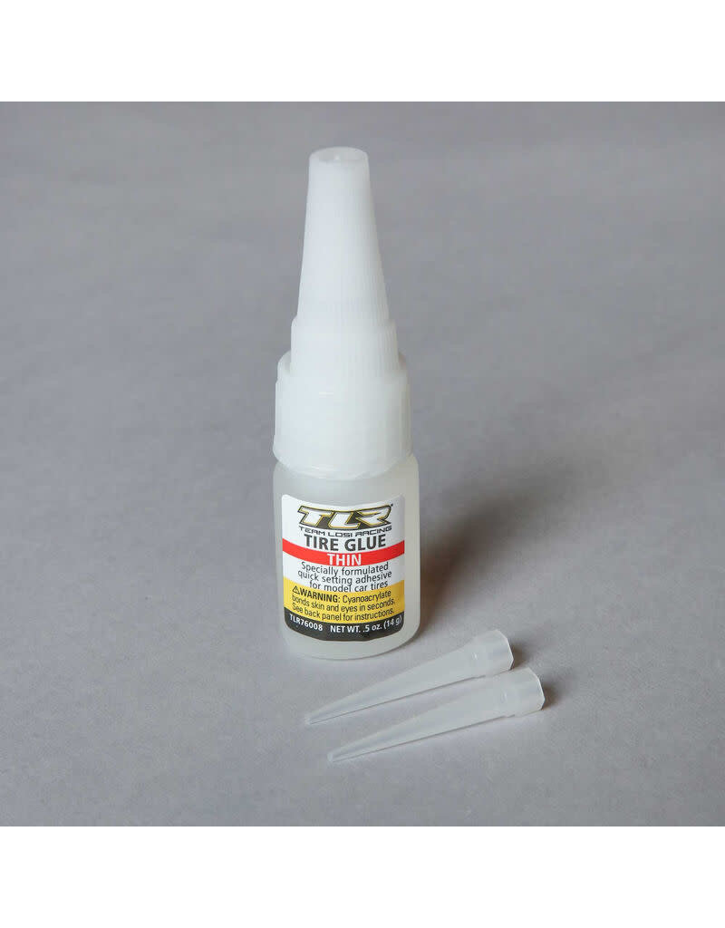 TLR TLR76008 TIRE GLUE 0.5OZ, THIN