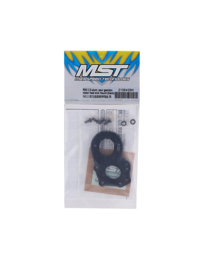 MST MXS-210643BK RMX ALUMINUM MOTOR MOUNT BLACK