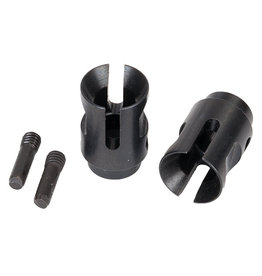 TRAXXAS TRA8353X DRIVE CUPS, INNER (2) (STEEL CONSTANT-VELOCITY DRIVESHAFTS)/ SCREW PINS (2)