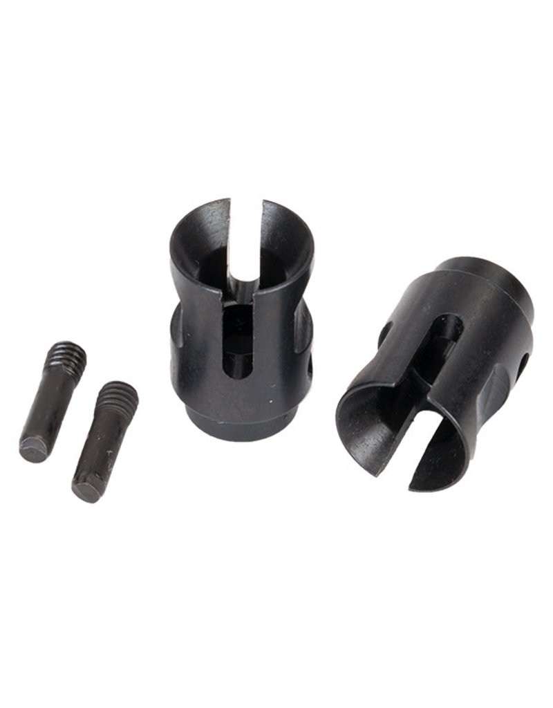 TRAXXAS TRA8353X DRIVE CUPS, INNER (2) (STEEL CONSTANT-VELOCITY DRIVESHAFTS)/ SCREW PINS (2)